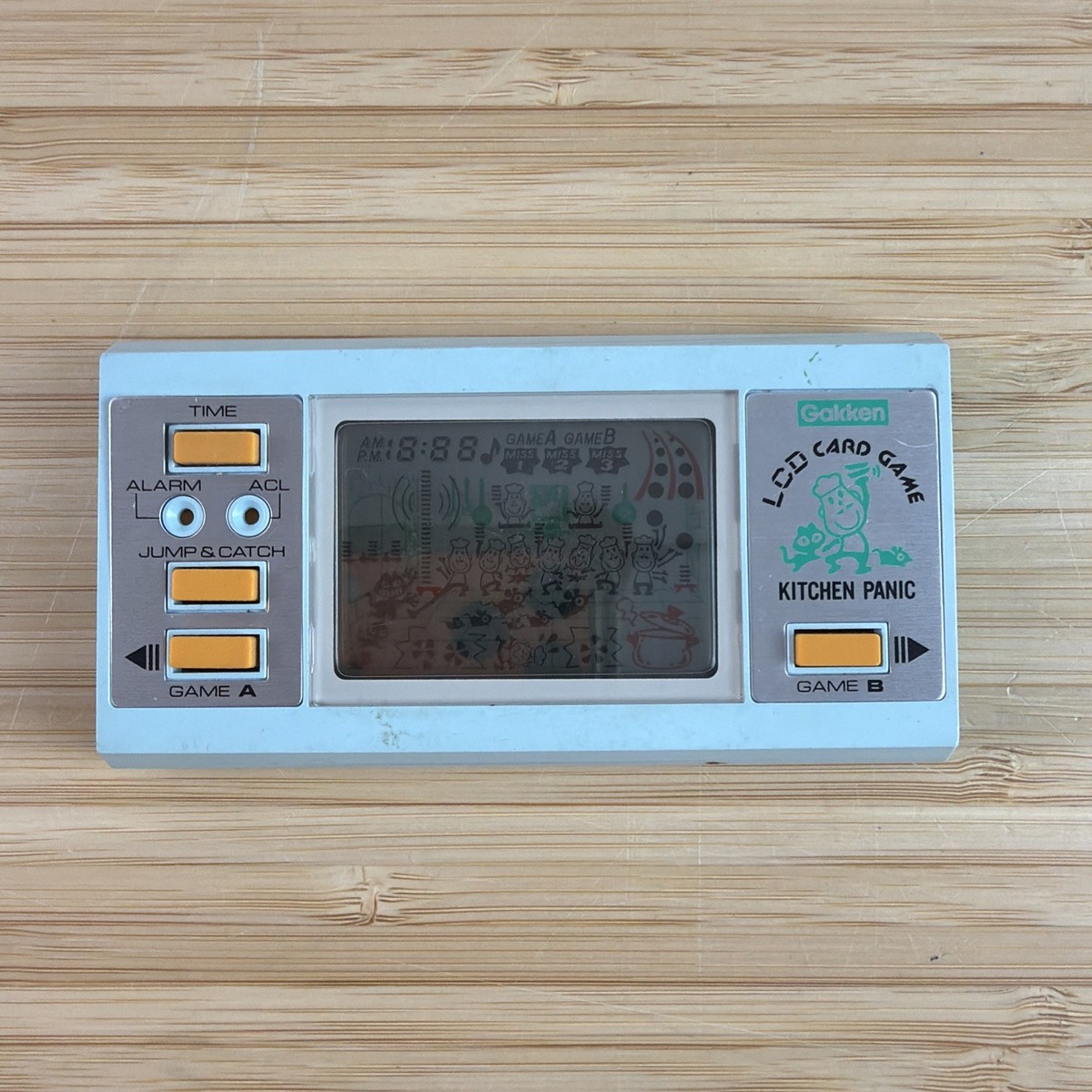 LCD Card Game Kitchen Panic Gakken TESTED AND WORKING | eBay