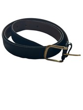 Vintage Men  s Christian Dior Split Leather belt 218585 Brown/Black Size 38