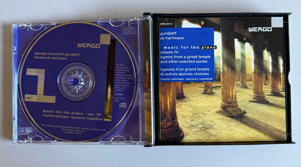 GURDJIEFF DE HARTMANN-MUSIC FOR PIANO-VOLUME IV -1999-2 CD BOX SET - Image 3 of 4