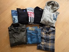 Bekleidungspaket Herren 8 Teile Gr. L,  z. B. Hoodie, Sweat-Shirts, Jeans, Jacke