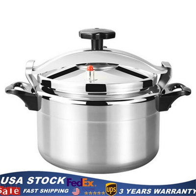 #ad 3.17 Qt Aluminum Pressure Cooker Clamp Bar Lock Valves Family Commercial $20.28