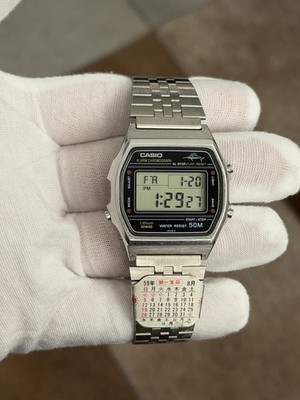 Rare Vintage Casio Marlin W-36 Alarm Chronograph Digital Sports
