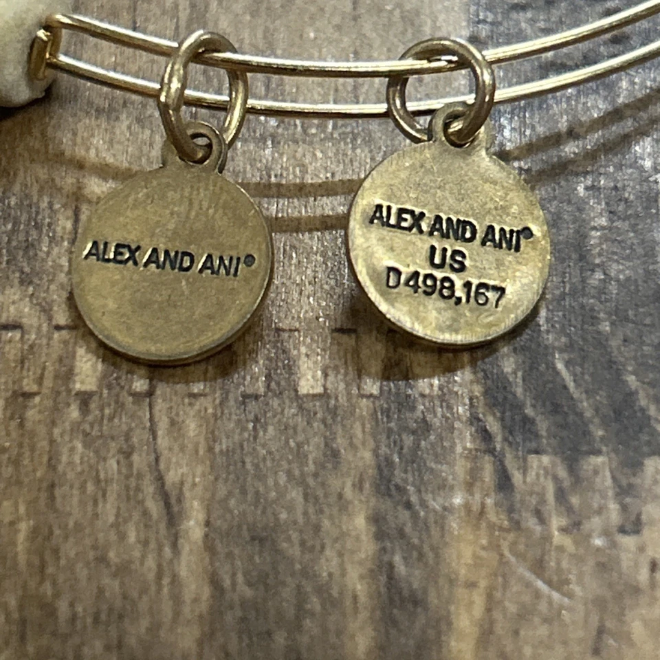 Pulsera con Cuentas Alex & Ani Tono Azul Y Rosa/Dorado “Viaje” Foto 4 de 4