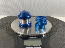 1 1/8” Threadless Klunker Conversion Headset BLUE With Spacers Old School BMX