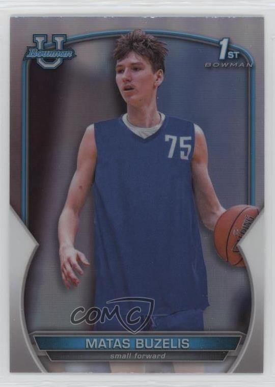 2022-23 Bowman U Chrome Refractor Matas Buzelis #84 12g7