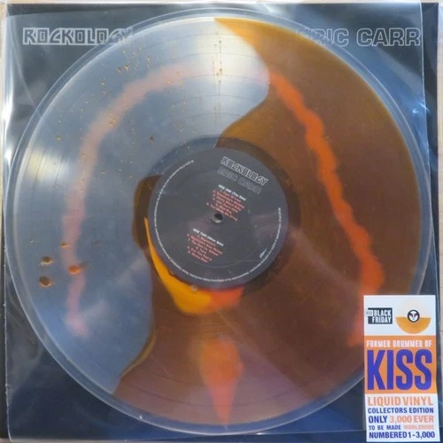 ERIC CARR ROCKOLOGY ORANGE LIQUID FILLED VINYL LP NEW RSD 2025 KISS DRUMMER