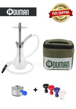 ODUMAN Gusto-XS + IGNIS + KERAMIKSCHALE Edelstahl Shisha Wasserpfeife...