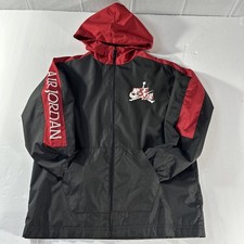 NIKE Jordan Jumpman Classics Hooded Zip Up Windbreaker Jacket Youth Size Large