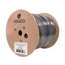 Cat6 1000FT UTP Ethernet Cable Outdoor Direct Burial Gel 23AWG Bare Copper