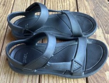 Teva Sandals Men's Sz 9/ Womens 11 Black Hurricane Drift Comfort Water shoes EVA