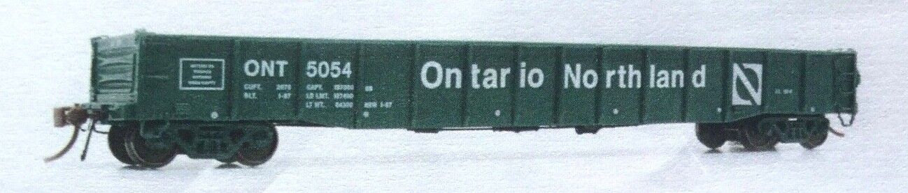 RAPIDO 1 87 HO GREEN ONTARIO NORTHLAND 52.6' MILL GONDOLA CAR NIB 50040 RAPIDO 1 87 HO GREEN ONTARIO NORTHLAND 52.6' MILL GONDOLA CAR NIB 50040