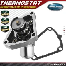 Thermostat Housing Assembly w/ Gasket for INFINITI G37 Q50 Q60 Q70 Nissan Maxima