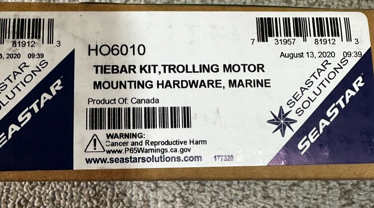 SeaStar HO6010 Tie bar Kit eBay