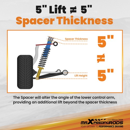 Rear Axle Flip Kit 5" Drop C Notch Kits with U-bolts For Chevy C10 GMC C15 73-87 - Picture 4 of 13