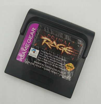 Primal Rage with manual (Sega Game Gear Gamegear
