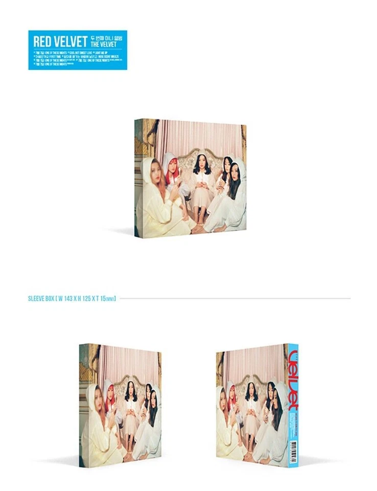 RED VELVET [THE VELVET] 2nd Mini Album CD+Photo Book+Card K-POP SEALED - Image 2 of 4