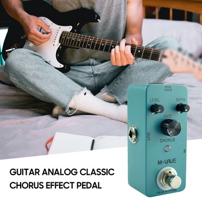 M-VAVE CHORUS Gitarreneffekt Analoges klassisches Chorus-Effektpedal G1B8