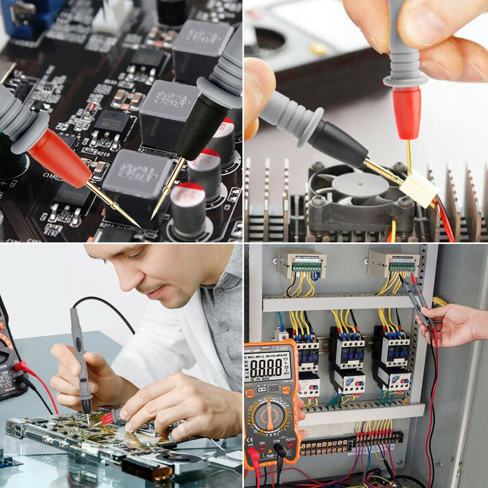 Unusual Multimeter Multimeter Voltmeter Cable Ultra Fine Needle Tester Unique Probe Test ...