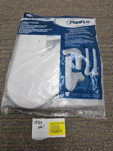 (QTY 2) PROFLO White Soft Supply Cover PFSCPT2SOFFWH P-Trap Cover Offset - Picture 7 of 7