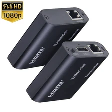 1080P HDMI Extender over cat6/5e RJ45 Ethernet Cable up to 60M EDID for PC HDTV