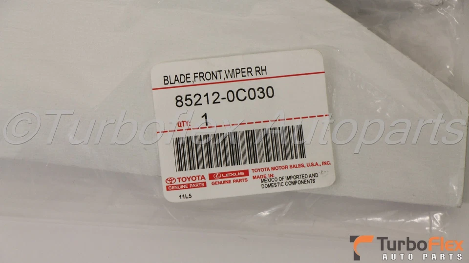 Juego de escobillas limpiaparabrisas delanteras originales Toyota Tundra 2007-2021 Sequoia 2008-2022 Foto 4 de 4