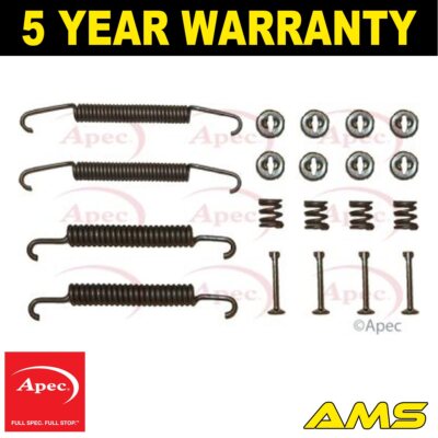 Fits Fiat Seicento 1998-2004 Brake Shoes Fitting Kit Front Rear Apec