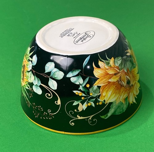 Certified International Nancy Mink Sunflower Fields Ice Cream Bowl 5”Cereal Bowl - Picture 12 of 14