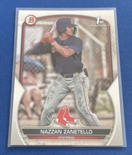 2023 Bowman Draft #BD-3 Nazzan Zanetello Boston Red Sox