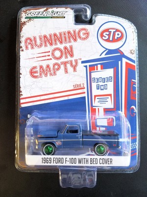 Greenlight 1 64 Running On Empty 1969 Ford F 100 W Bed Cover Stp 41020 Chase Car Ebay