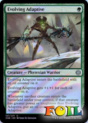 Evolving Adaptive 167 MTG Phyrexia: All Will Be One Uncommon NP Foil
