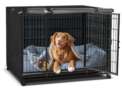 Waterproof Dog Crate Cover Outdoor Indoor Universal Fit Wire Crate Cover