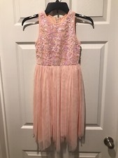 Speechless Girls Size 8 Peach Dress