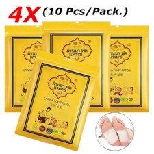 4X Lanna Foot Patch Natural Herb Detoxification Pad Relax Spa Traditional Thaila