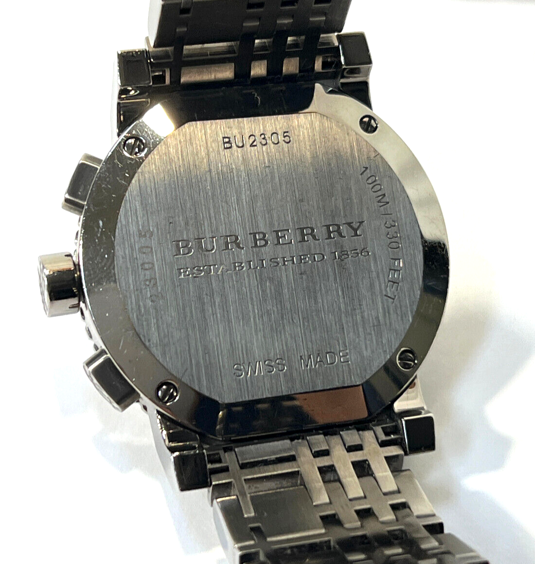 Burberry BU2305 Trench 42mm Chronograph Dark Grey Swiss Burberry BU2305 Trench 42mm Chronograph Dark Grey Swiss