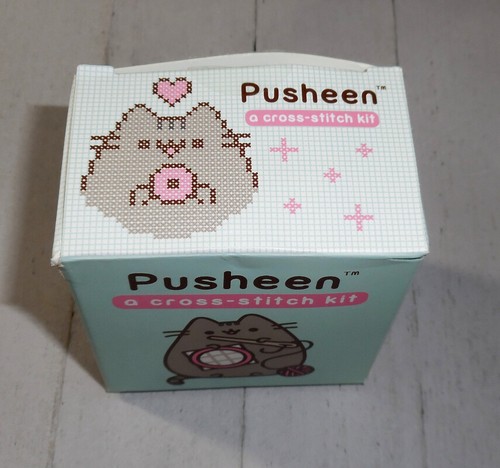 :: PUSHEEN Mini Counted Cross-Stitch Kit includes 3 projects patterns NEW :: - Picture 3 of 4