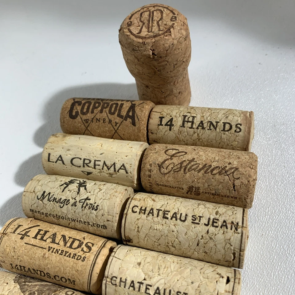 Lote de 13 tapas de corchos de vino natural Foto 2 de 4