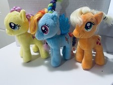 3 My Little Pony Ty Beanie Babies 4.5” Great Condition!