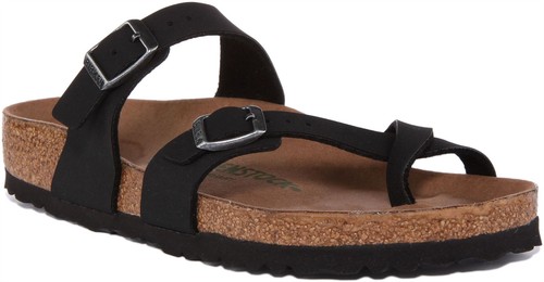 Birkenstock Mayari Womens Toe Loop Sandals In Black Size UK 3 - 8 Regular  Fit | eBay