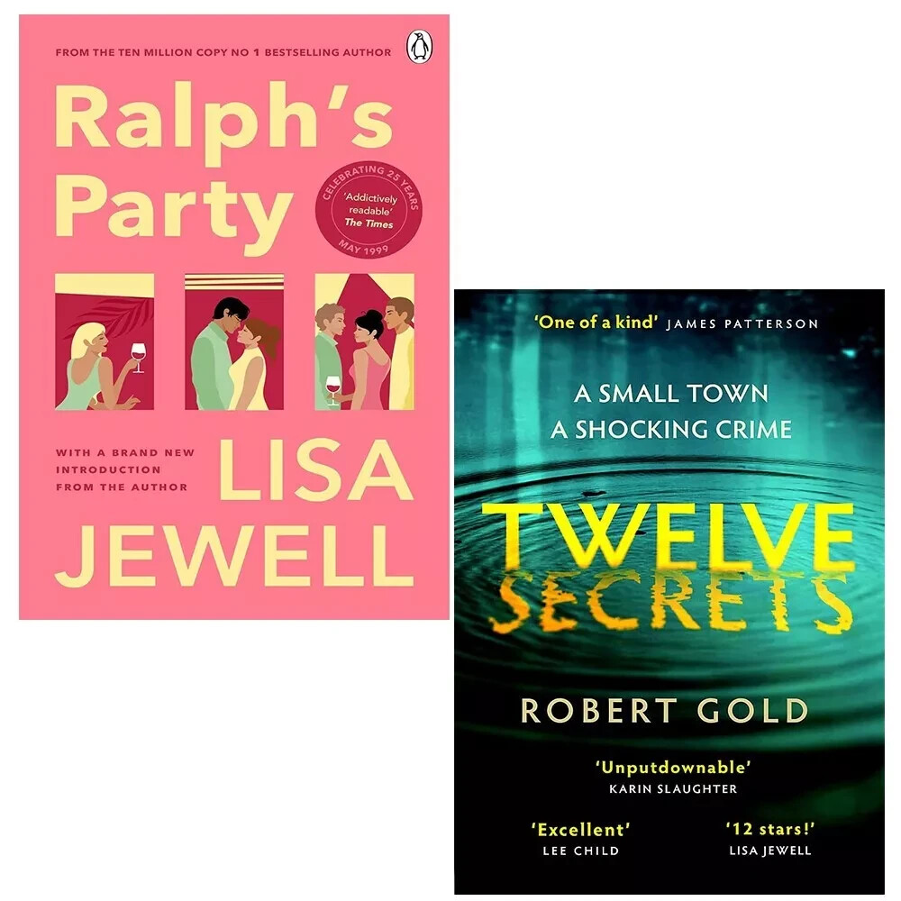 Ralphs Party Lisa Jewell, Twelve Secrets Robert Gold (HB) 2 Books Set SMALL TOWN