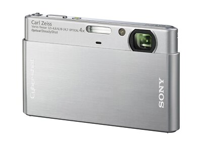 SONY Cyber Shot DSC-T77 10.1MP CCD Vintage Digital Camera - 90