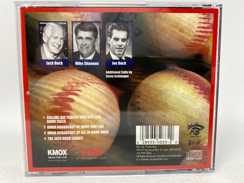 Neuer Sultan von Swat offizielle Rundfunkanrufe 70 Home Runs CD McGwire Jack Buck - Bild 2 von 5