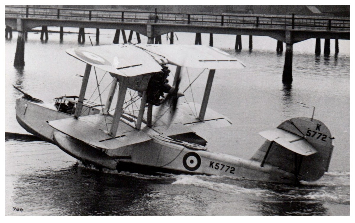 Vickers Armstrong Supermarine Walrus II Biplane VTG Photo Print