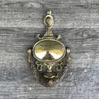 Victorian Brass Knocker Doorbell Handmade Antique Design Home Door Solid 9.75”