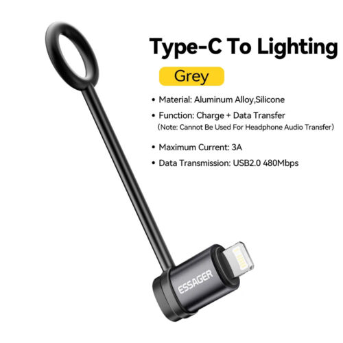 Type C To Lighting and Lighting To Type C For iPhone OTG Adapters Fast Charging - Picture 10 of 11