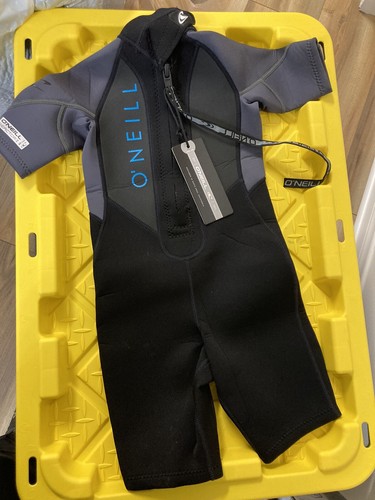 O'NEILL Wetsuit - YOUTH REACTOR II 2MM BACK ZIP S/S SPRING SUIT Size 6