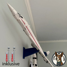 Wandhalterung Halterung Display passend f&uuml;r LEGO 10318 Icons Concorde