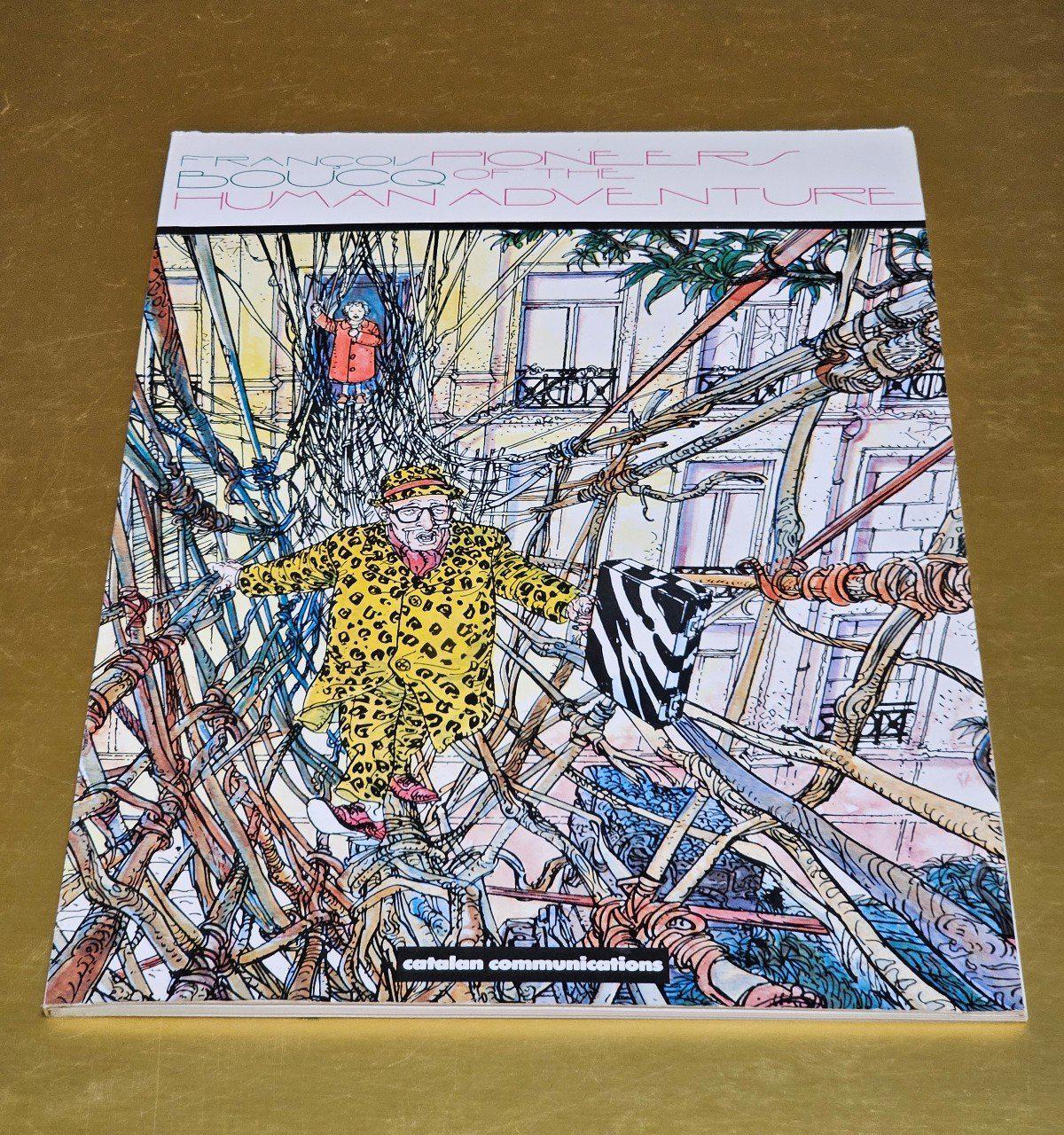 Pioneers Of The Human Adventure Vintage Graphic Novel Francois Boucq 1st Print