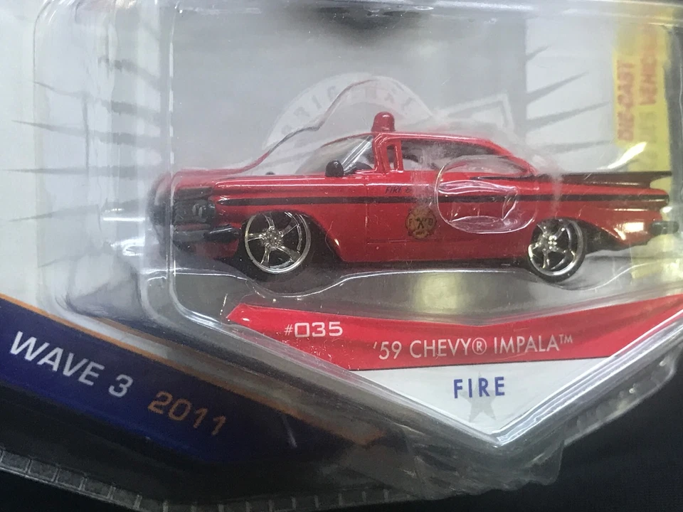 Коллекционный значок Jada City HEAT '59 Chevy Impala масштаб 1:64 - Изображение 3 из 4