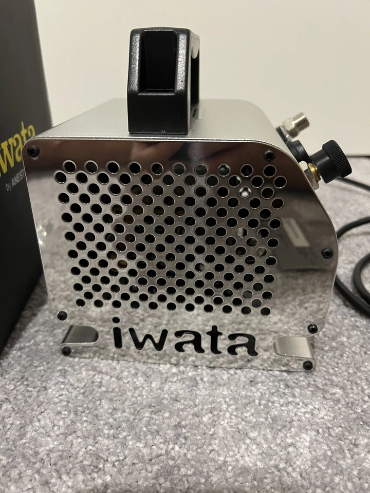 Iwata Silver Jet IS50 Airbrush Compressor, Very Quiet and Compact for Air Brush - image 4 of 4