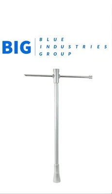 VIGIL Water Hydrant Key & Bar | BS750 35 mm | Fire Hydrant Valve Key | HeavyDuty Steel